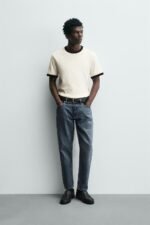 SLIM TAPERED FIT JEANS