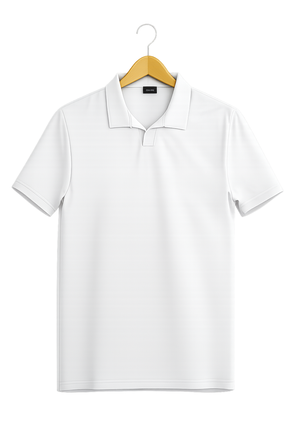 4a91b93c-6582-4586-bdee-120fd2fb0f30 Classic White Premium Polo Shirt - Image 1